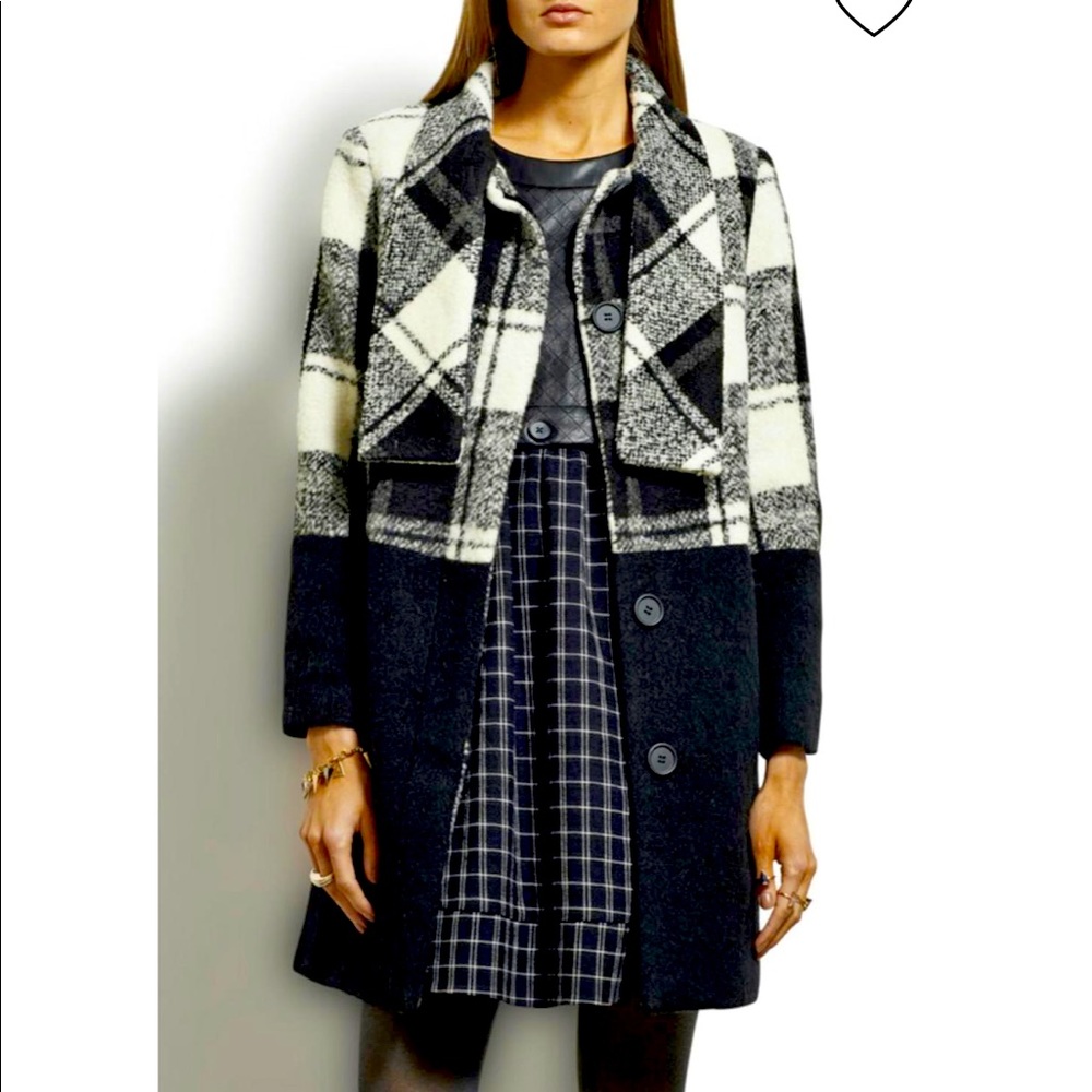 RARE- Corey Lynn Calter Elsa Tie-Neck Coat - Picture 2 of 7